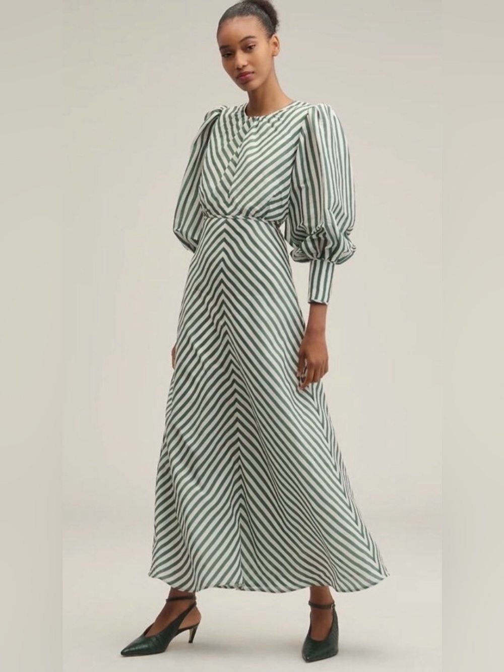 Anthropologie Lovaan Daisy Long Sleeve Maxi Dress Size 2 NWT